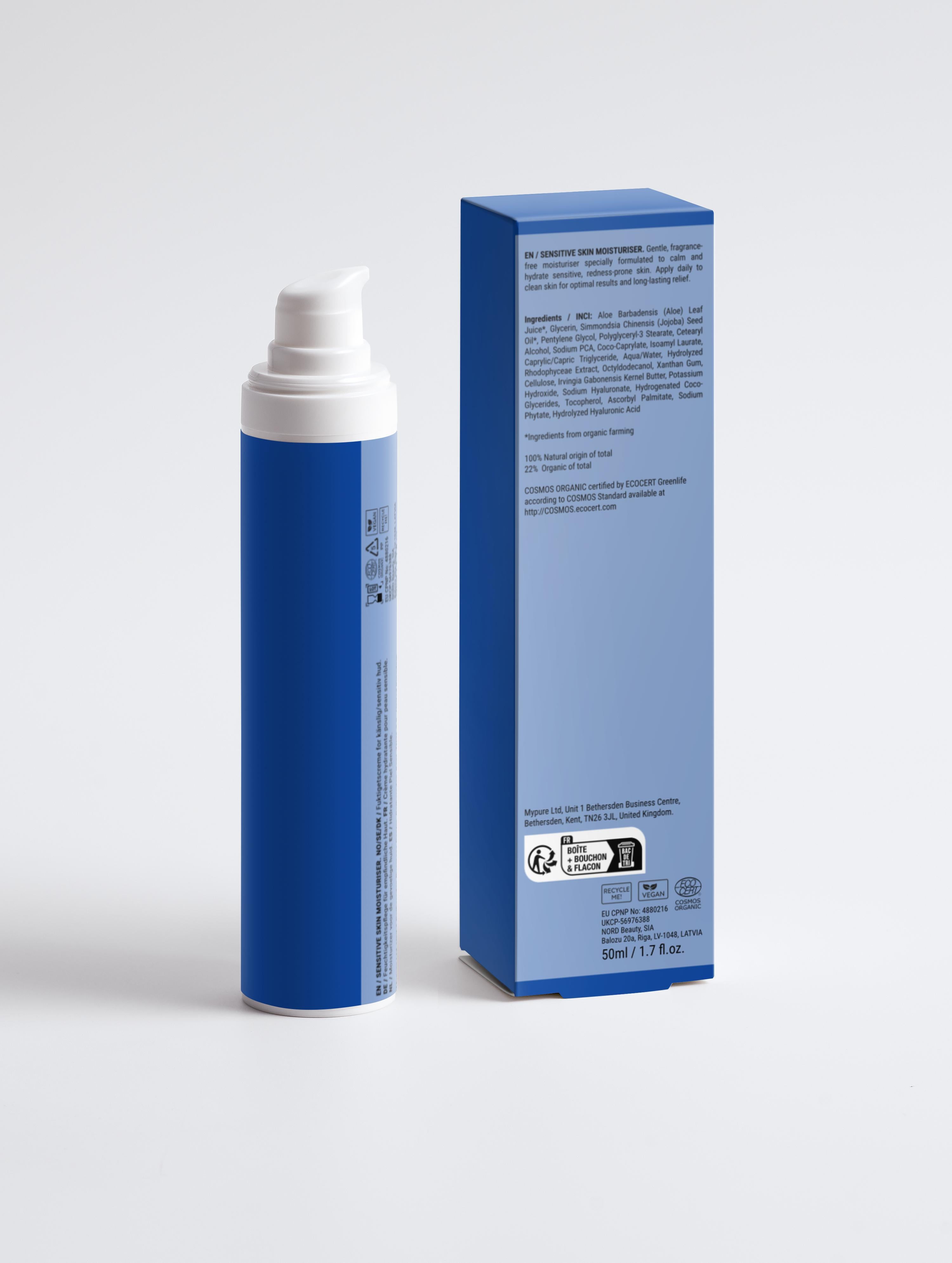 Sensitive Skin Moisturiser, Fragrance Free